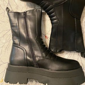 NEW Black Platform Boots